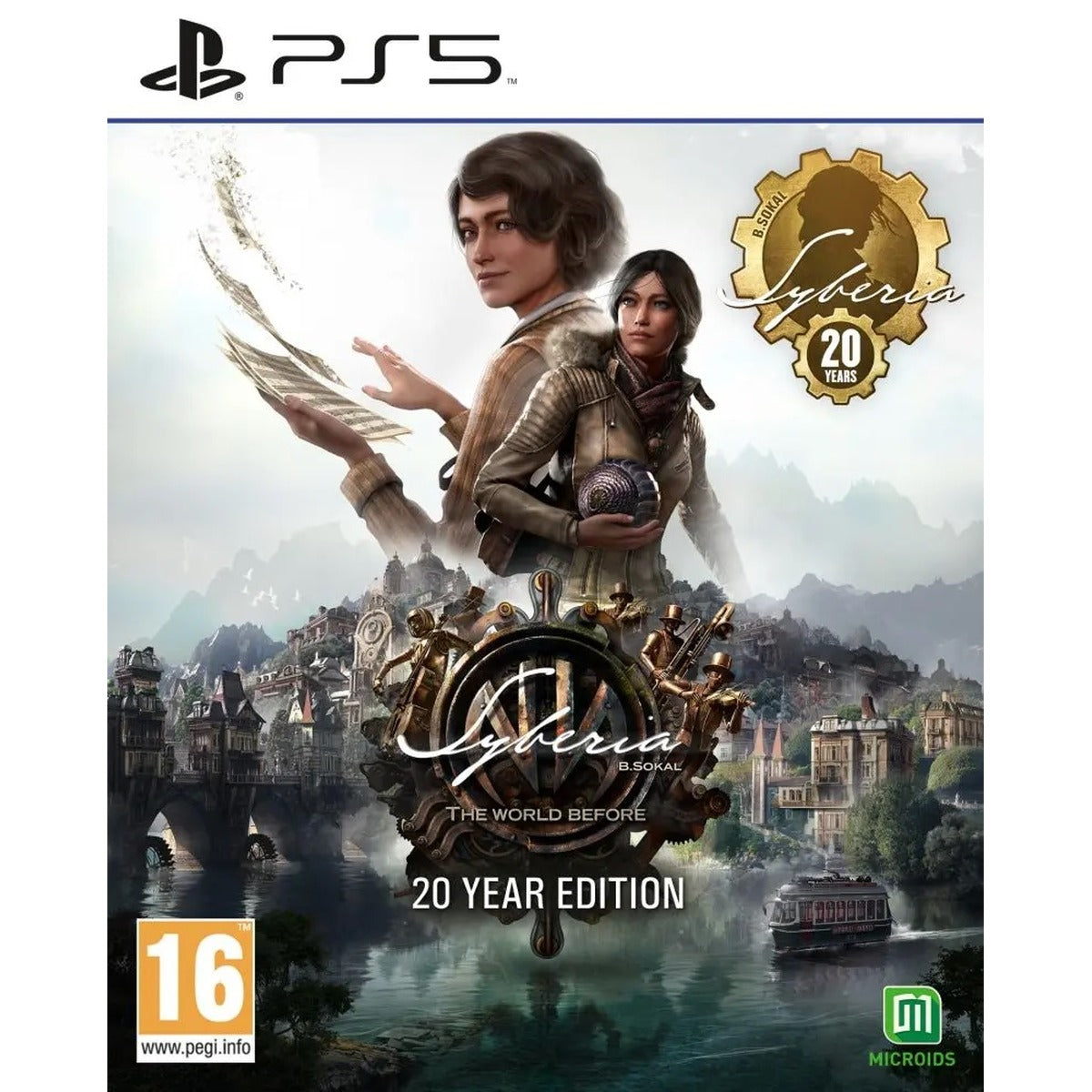 Syberia: The World Before 20 Years Edition PlayStation 5 doboz