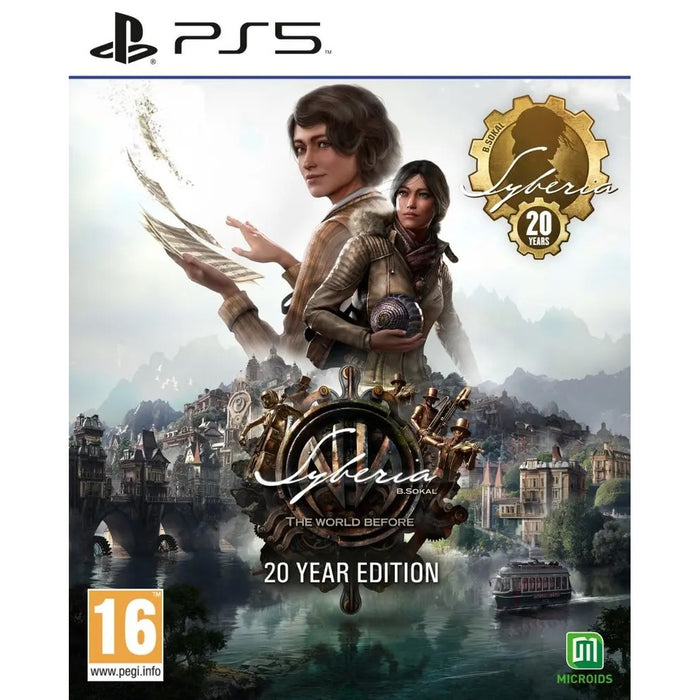 Syberia: The World Before 20 Years Edition PlayStation 5 doboz