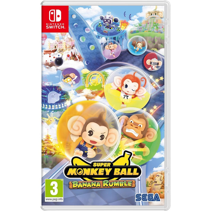 Super Monkey Ball Banana Rumble Nintendo Switch játék doboza
