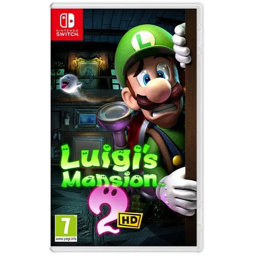 Luigi's Mansion 2 HD Nintendo Switch game box art