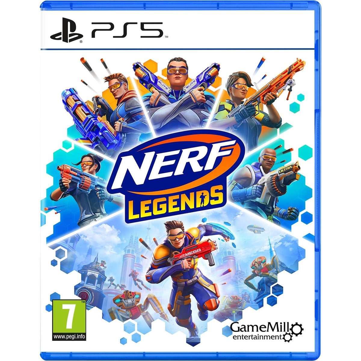 Nerf Legends PlayStation 5 játék doboza