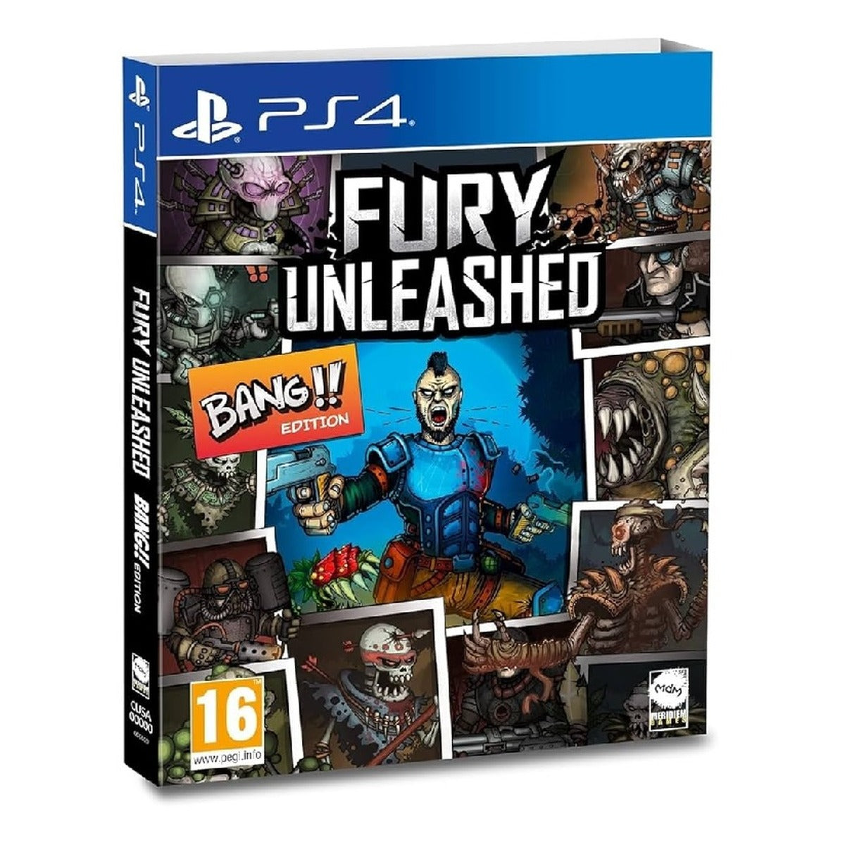 Fury Unleashed Bang!! Edition PlayStation 4 doboz – Meridiem Games fizikai kiadás