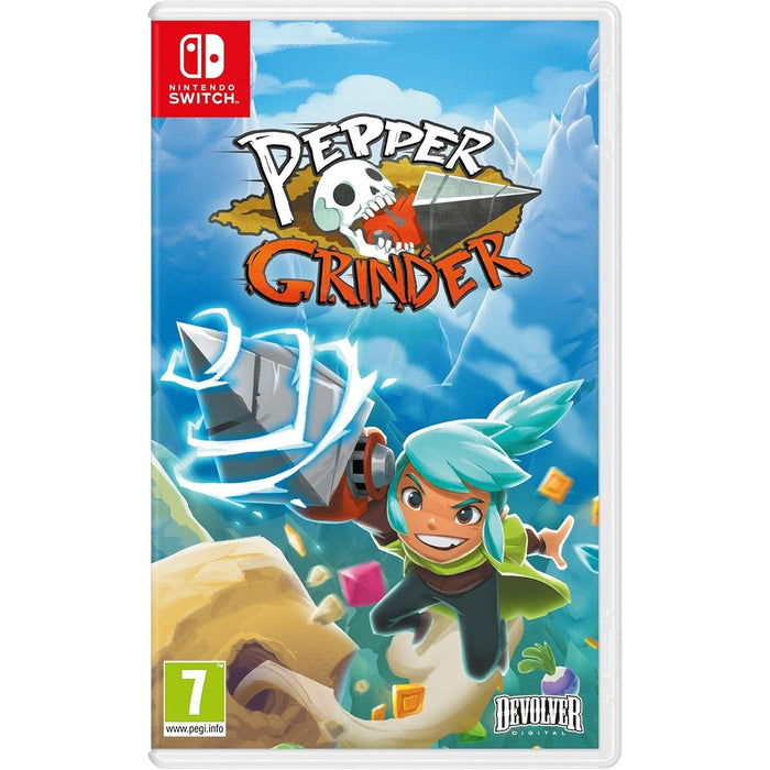Pepper Grinder Nintendo Switch fizikai kiadás borítója