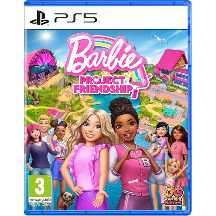 Barbie: Project Friendship PlayStation 5 játék doboza