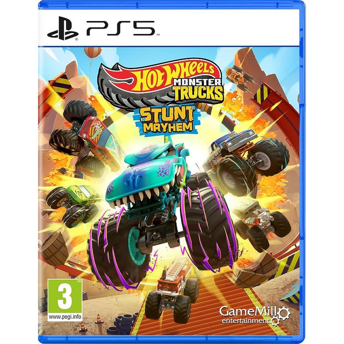 Hot Wheels Monster Trucks Stunt Mayhem PlayStation 5 játék doboza
