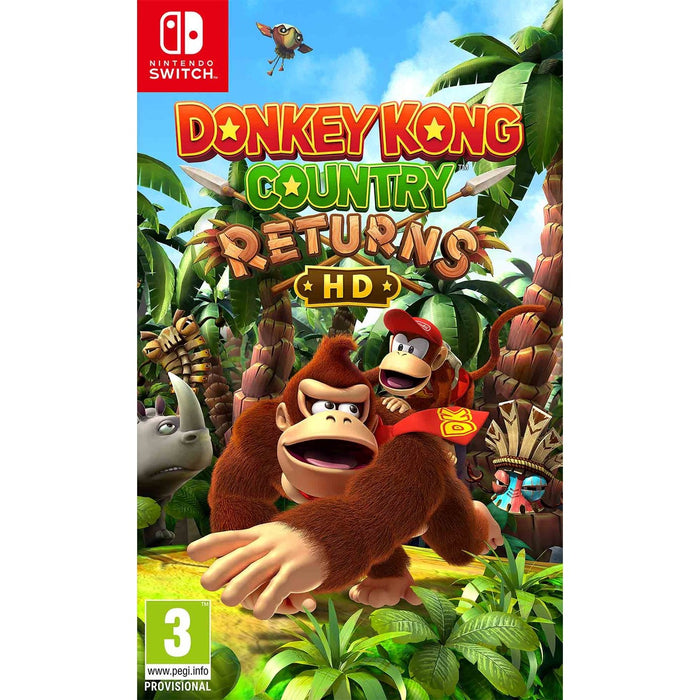 Donkey Kong Country Returns HD Nintendo Switch játék doboza