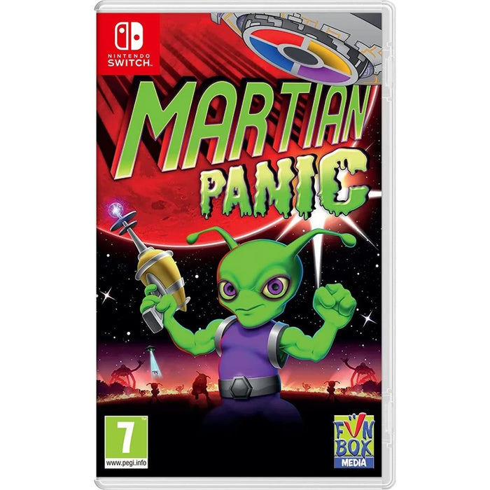 Martian Panic Nintendo Switch játék doboza
