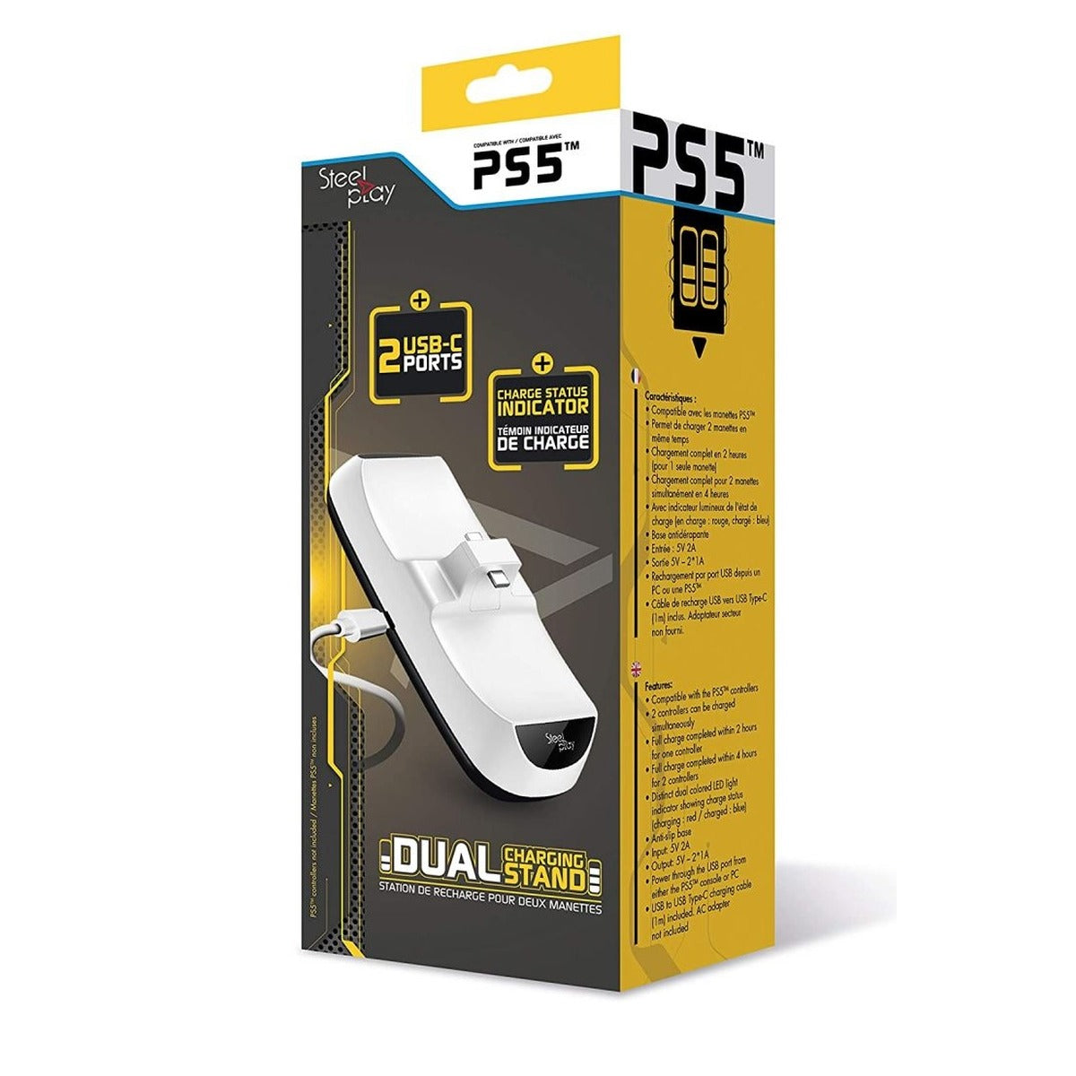 Steelplay Charging Station for PS5 DualSense Controller – product box