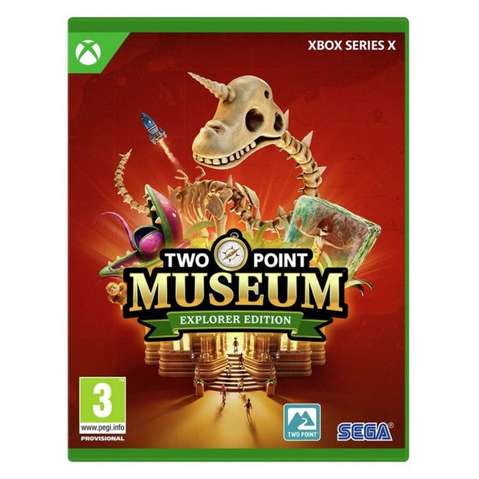 Two Point Museum Explorer Edition Xbox Series X dobozos játék borítója