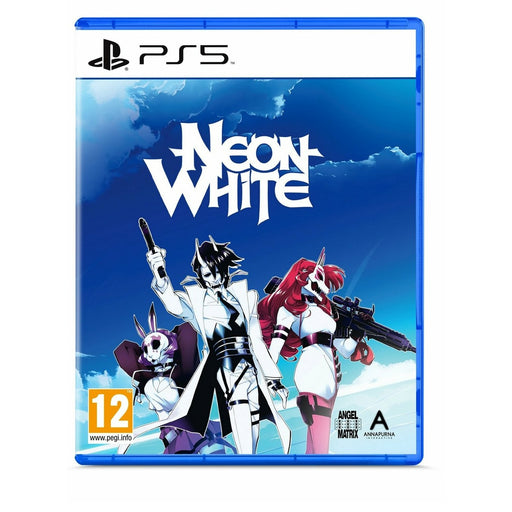 Neon White PlayStation 5 fizikai kiadás borítója