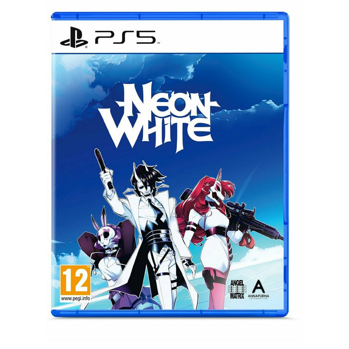 Neon White PlayStation 5 fizikai kiadás borítója