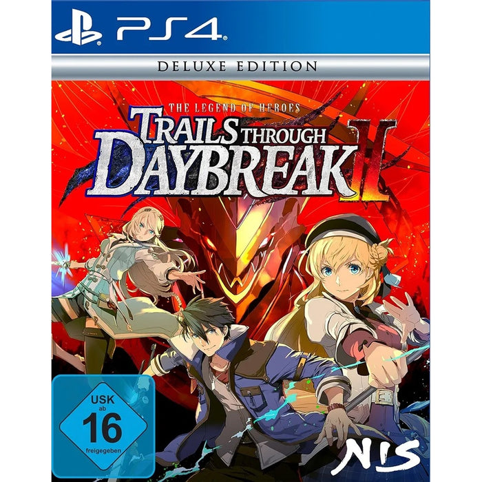The Legend of Heroes: Trails through Daybreak II Deluxe Edition PS5 játék doboza (német borító)