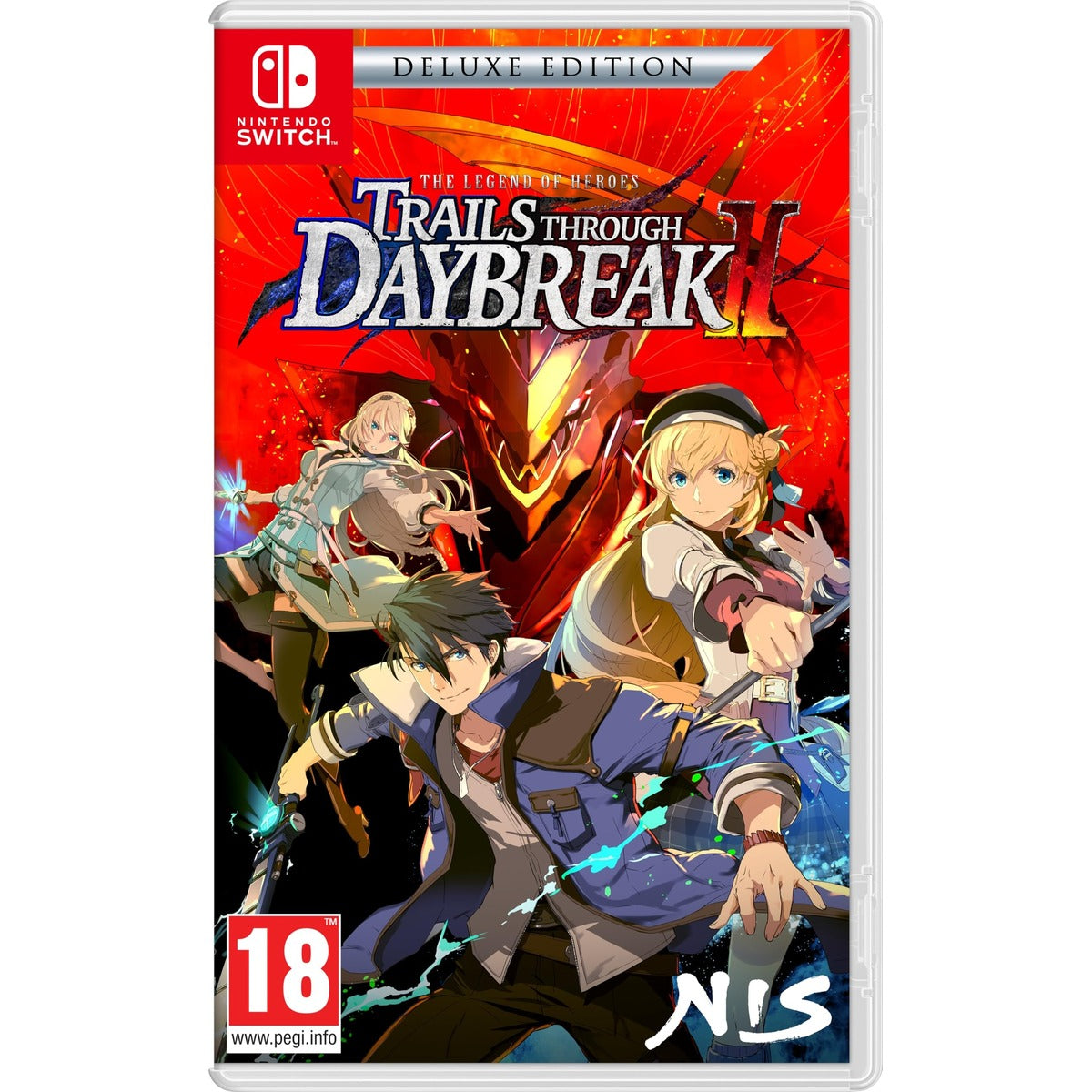 The Legend of Heroes: Trails through Daybreak II Deluxe Edition Nintendo Switch doboz (olasz borító)
