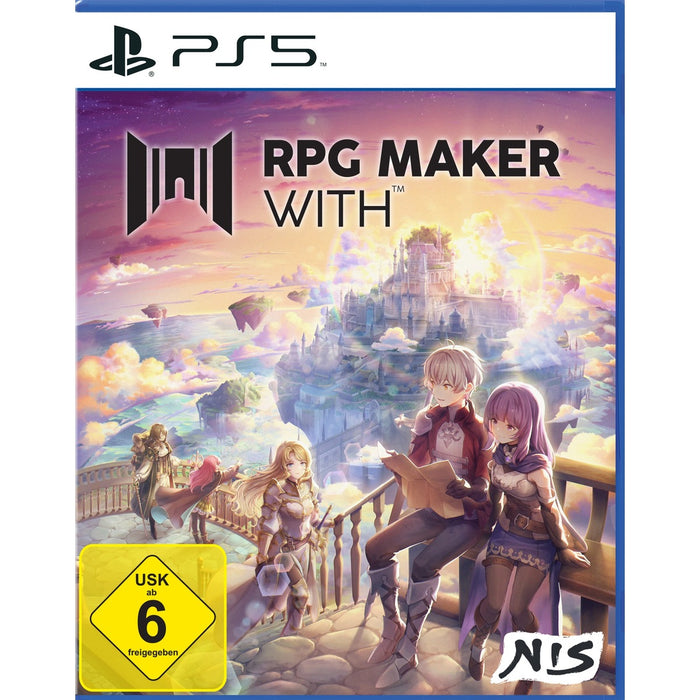 RPG MAKER WITH PlayStation 5 dobozborító (német borítós kiadás)
