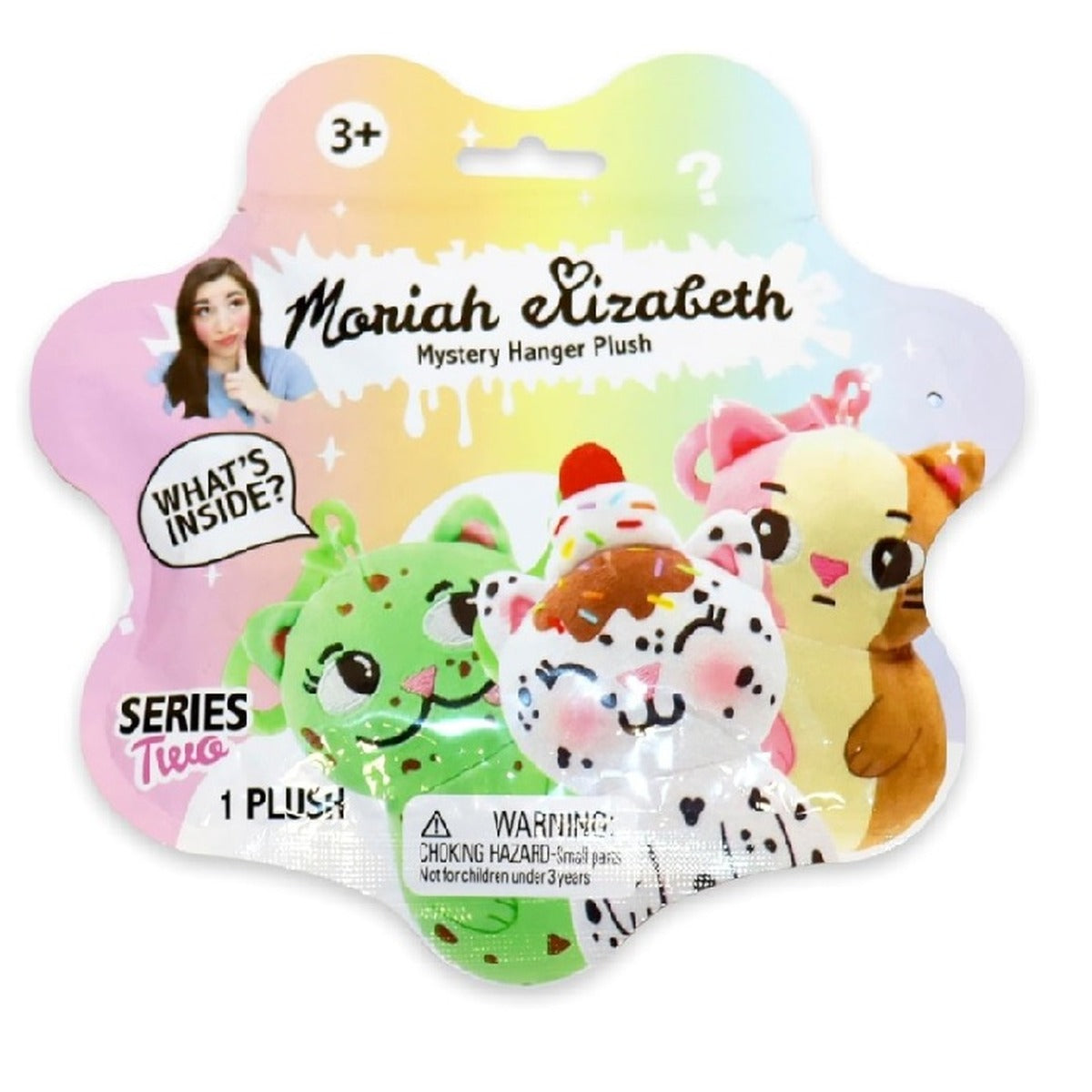 Moriah Elizabeth Mystery Hanger Plush collectible figure packaging