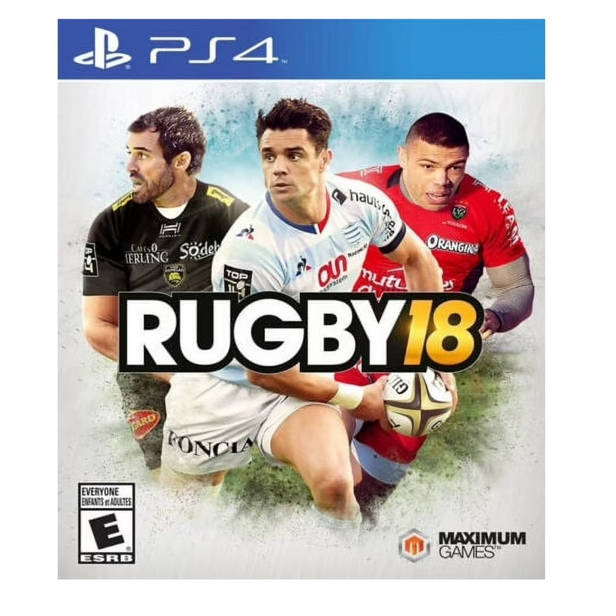 Rugby 18 PlayStation 4 game box art