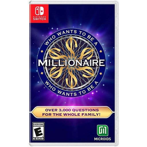 Who Wants to Be a Millionaire? Nintendo Switch game box art