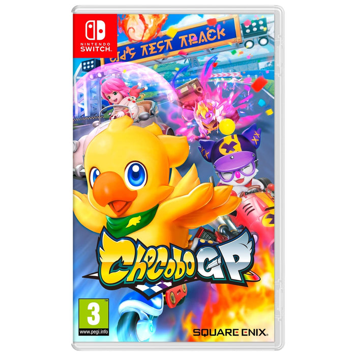 Chocobo GP Nintendo Switch játék doboza – olasz kiadás