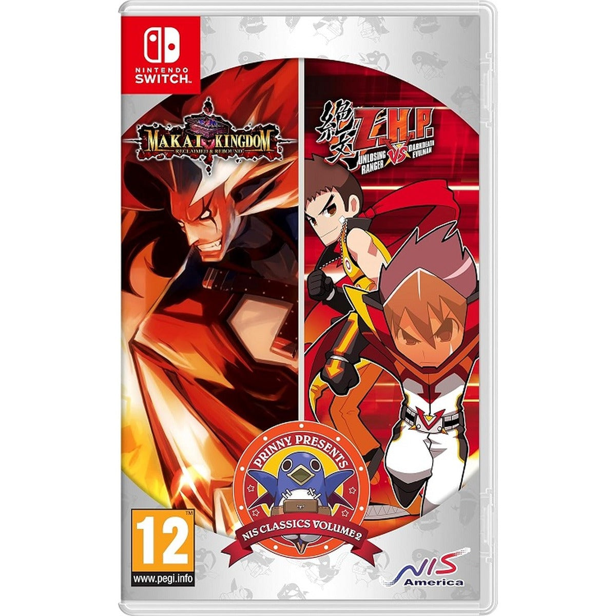Prinny Presents NIS Classics Volume 2 Standard Edition Nintendo Switch doboz