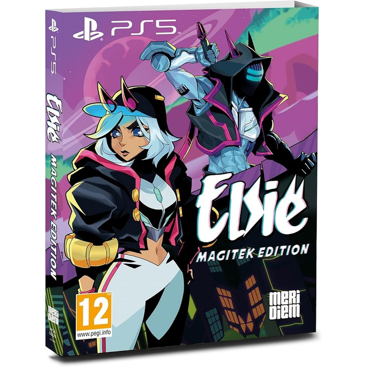 Elsie - Magitek Edition PlayStation 5 fizikai kiadás borítója, Meridiem Games