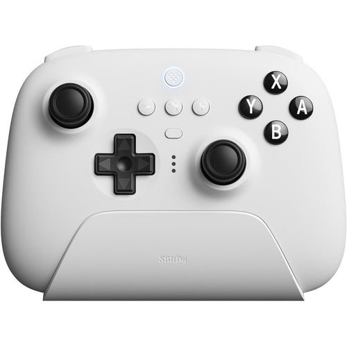 8BitDo Ultimate Bluetooth & 2.4G Controller White with charging dock