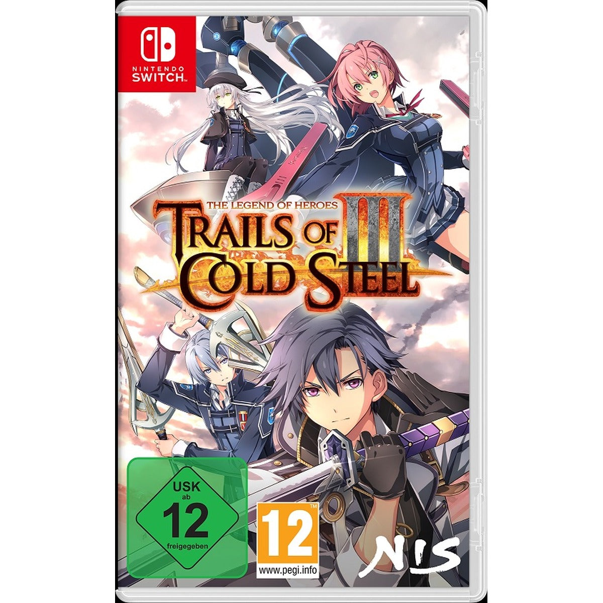 The Legend of Heroes: Trails of Cold Steel III Standard Edition Nintendo Switch German box