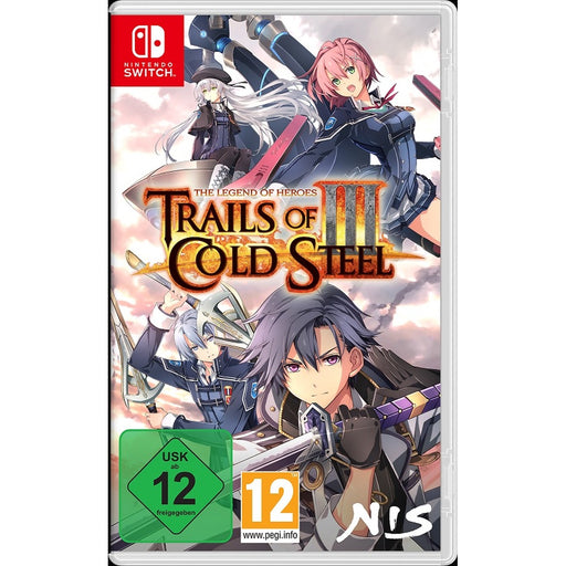 The Legend of Heroes: Trails of Cold Steel III Standard Edition Nintendo Switch német borító