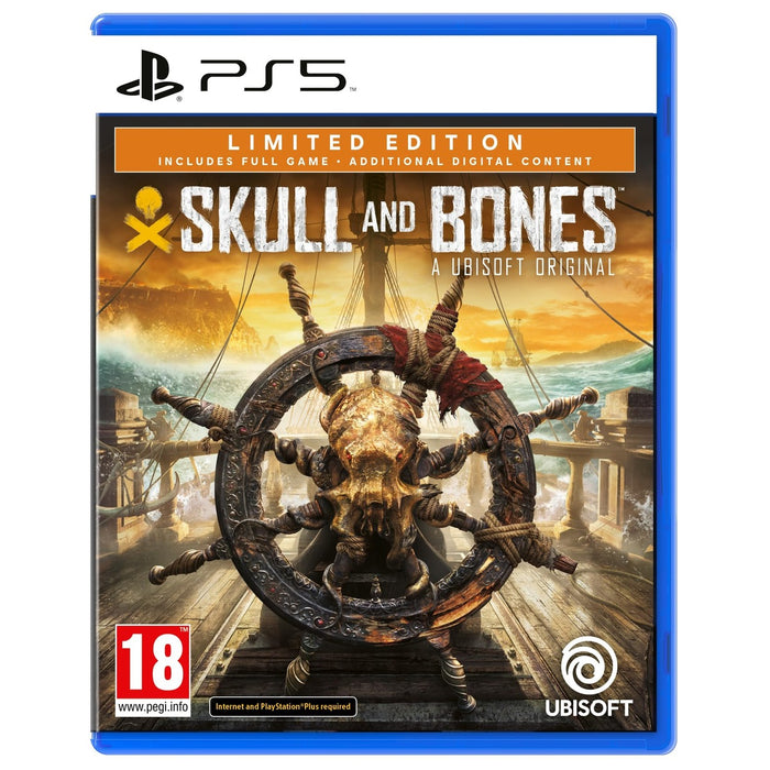 Skull and Bones Limited Edition PS5 game box – Spanish/Portuguese edition