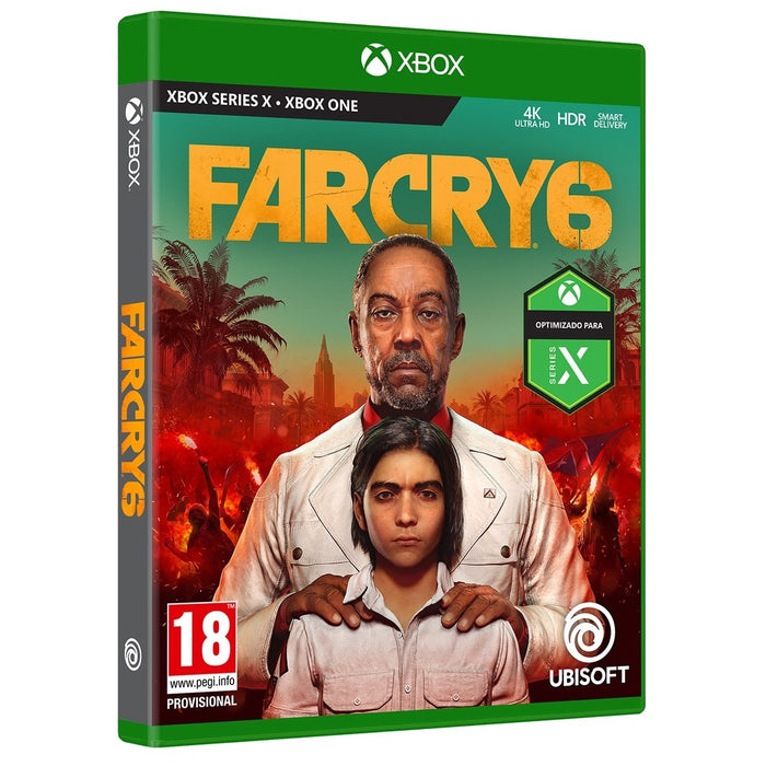 Far Cry 6 Xbox Series X játék doboza — spanyol kiadás