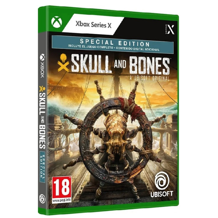 Skull and Bones Special Edition Xbox Series X box art – Spanish/Portuguese box