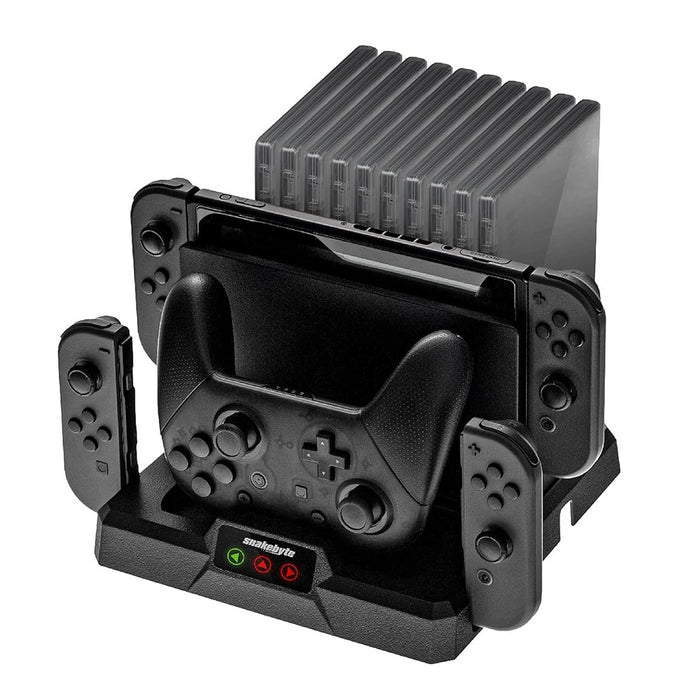 SnakeByte Dual Charge:Base S charging station for Nintendo Switch