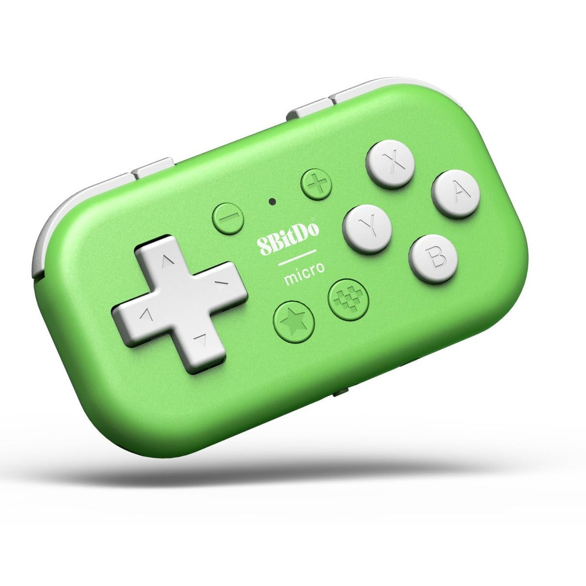 8BitDo Micro Bluetooth Gamepad Green – compact wireless controller for Nintendo Switch