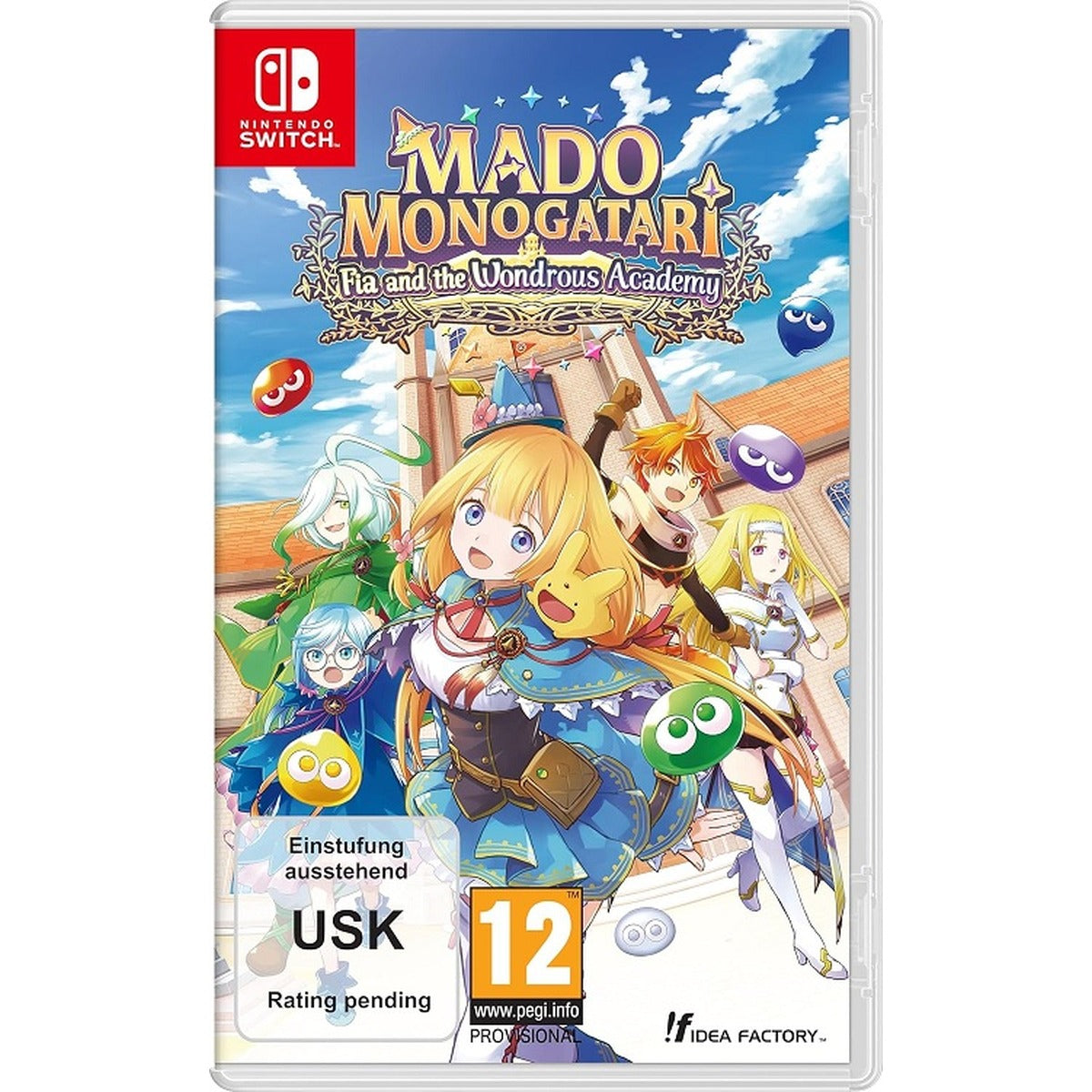 MADO MONOGATARI: Fia and the Wondrous Academy Nintendo Switch game box art