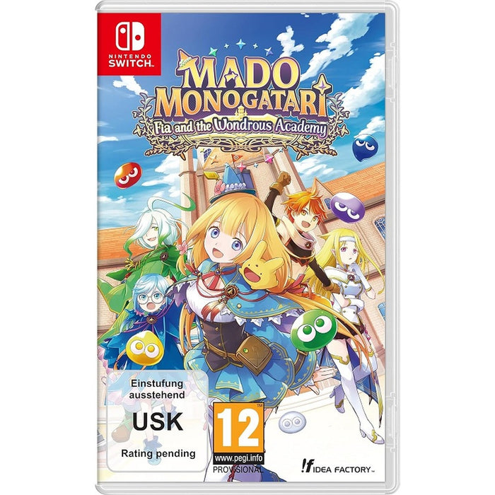 MADO MONOGATARI: Fia and the Wondrous Academy Nintendo Switch game box art