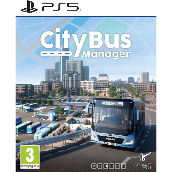 City Bus Manager PlayStation 5 játék dobozborítója