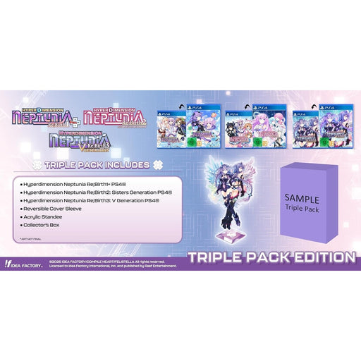 Hyperdimension Neptunia Re;Birth Series (1-3) Triple Pack PlayStation 4 doboz