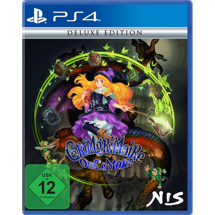 GrimGrimoire OnceMore Deluxe Edition PS4 box art – German box