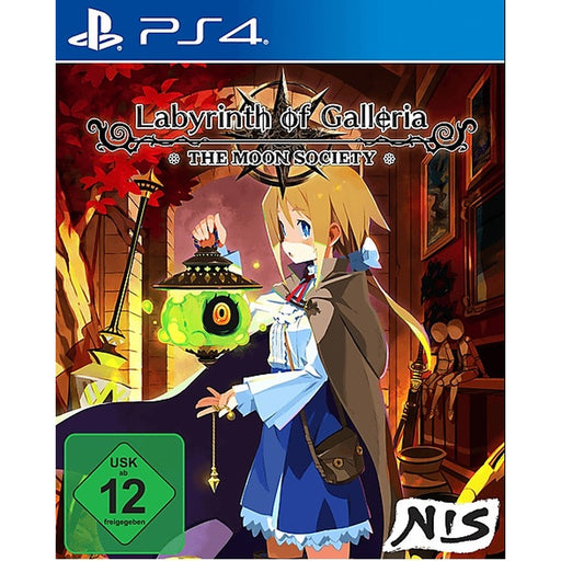 Labyrinth of Galleria: The Moon Society Standard Edition PS4 játék doboza – német kiadás