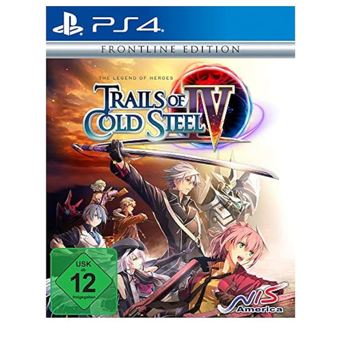 The Legend of Heroes Trails of Cold Steel IV Frontline Edition PS4 doboz (német borító)