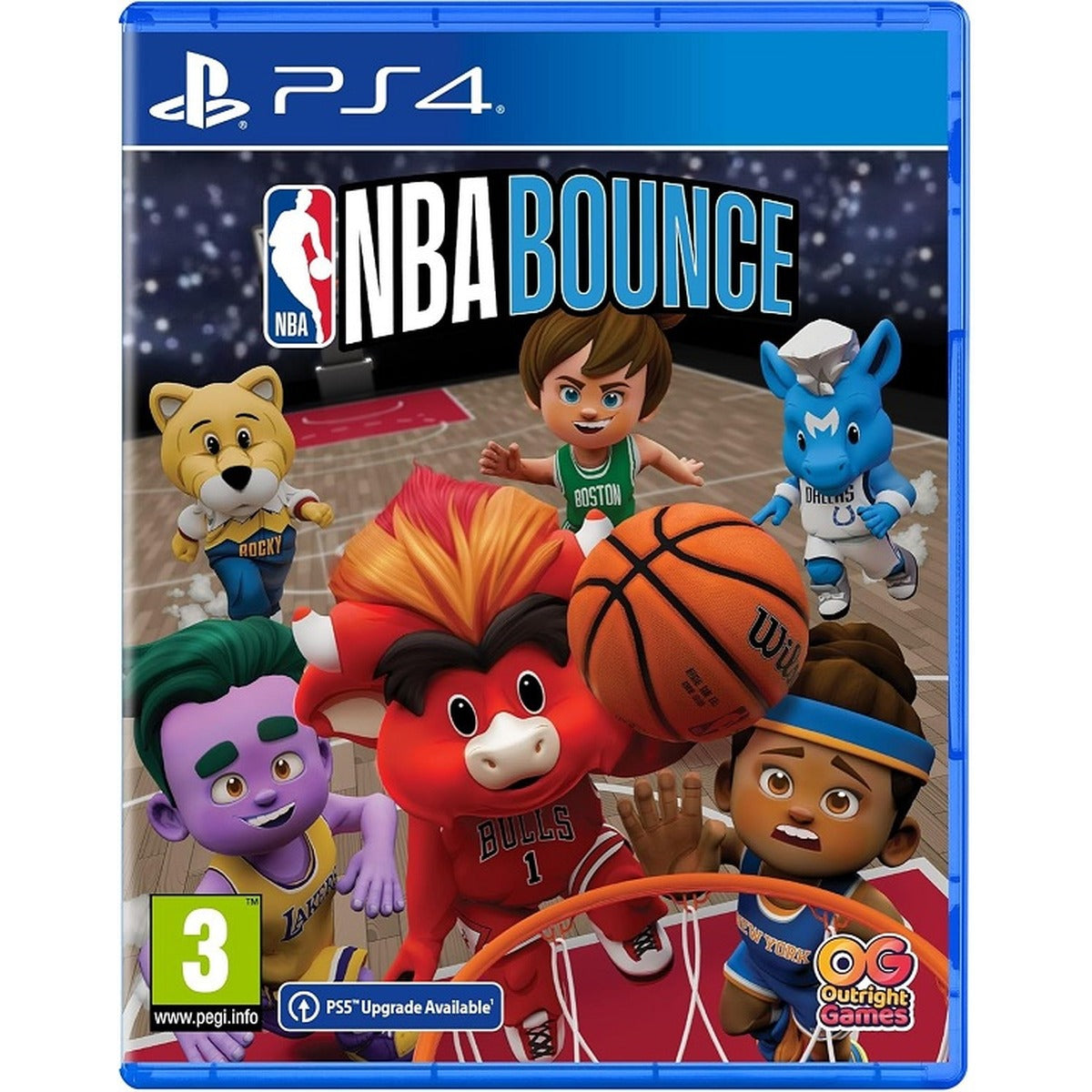 NBA Bounce PlayStation 4 game box art