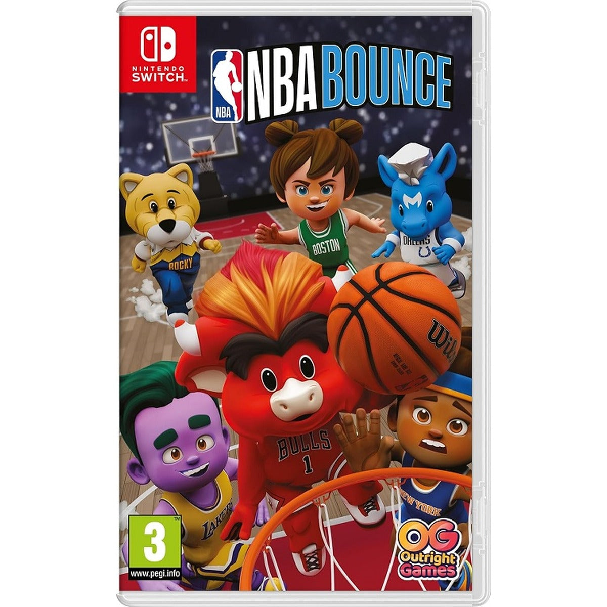 NBA Bounce Nintendo Switch game box art