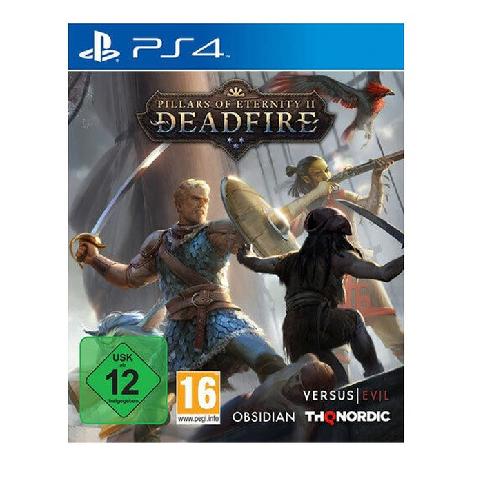 Pillars of Eternity II: Deadfire PS4 game box art (German edition)