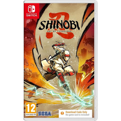 SHINOBI: Art of Vengeance Code in a Box Nintendo Switch doboz
