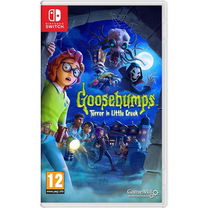 Goosebumps: Terror in Little Creek Nintendo Switch game box art