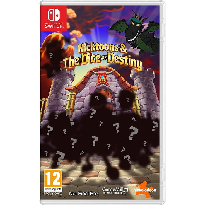 Nicktoons & The Dice of Destiny Nintendo Switch game box art