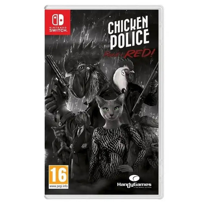 Chicken Police: Paint it RED! Nintendo Switch game box art