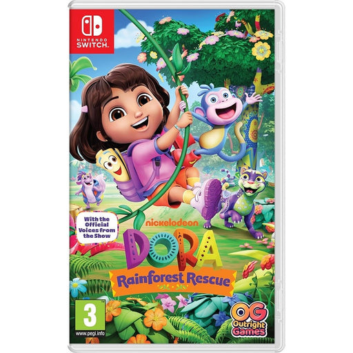Dora: Rainforest Rescue Nintendo Switch játék dobozborítója