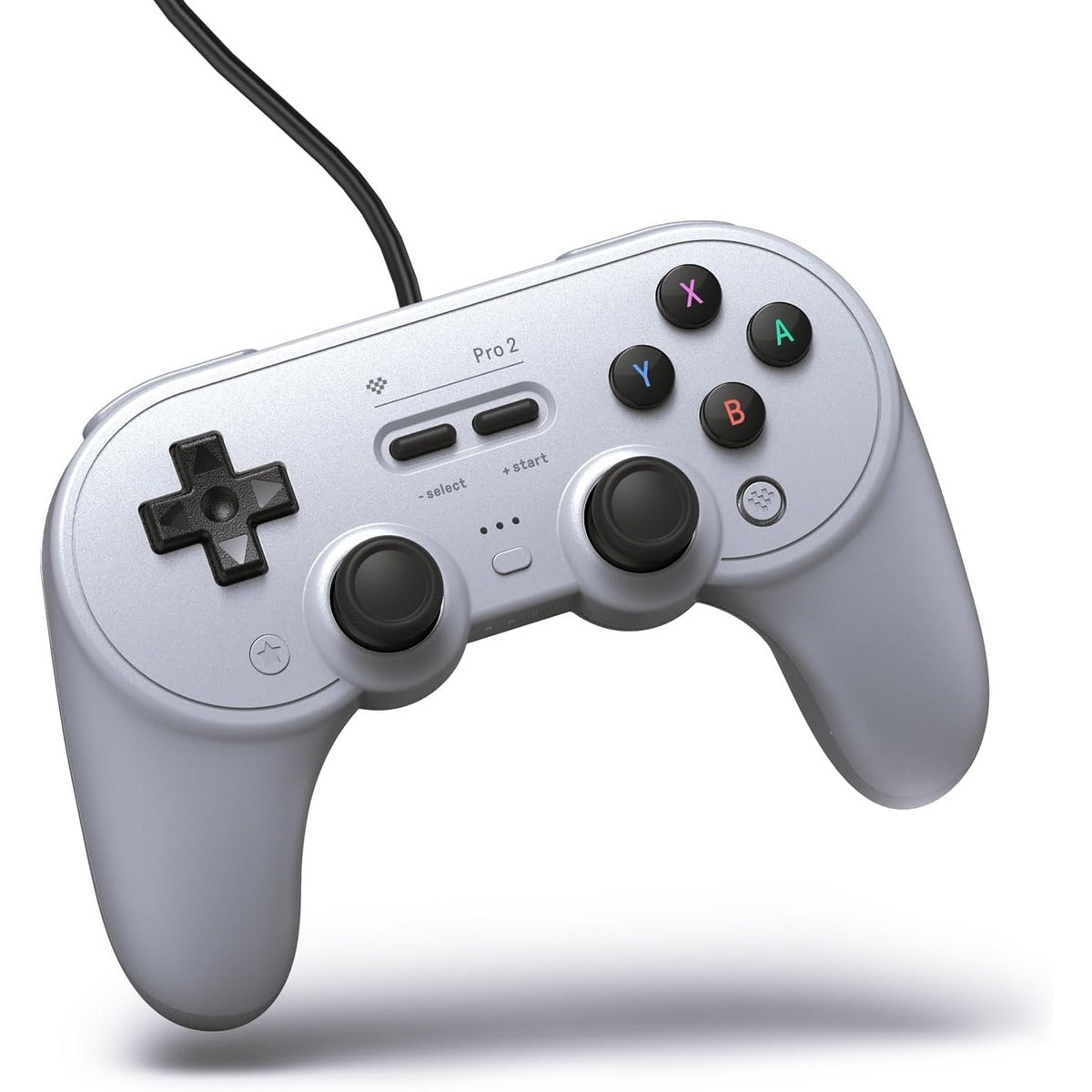 8BitDo Pro 2 Wired Gamepad Gray Edition box for Nintendo Switch and PC