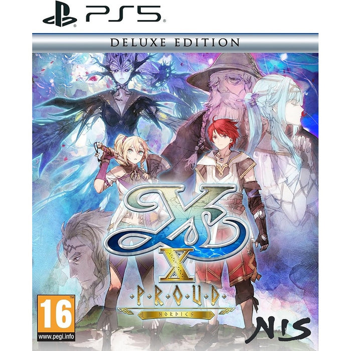 Ys X: Proud Nordics Deluxe Edition PlayStation 5 box art