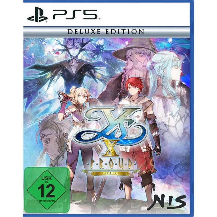 Ys X: Nordics Deluxe Edition PlayStation 5 game box – German edition
